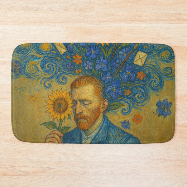 Item preview, Van Gogh’s Blooming Mind designed and sold by InnaPo ⭐⭐⭐⭐⭐.
