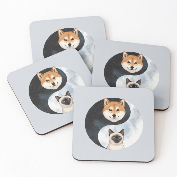 Item preview, Yin Yang: Dog & Cat Harmony designed and sold by KiwiRider.
