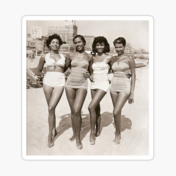 Item preview, 1950 Vintage Melanin Bathing Beauties designed and sold by CGPlenty.