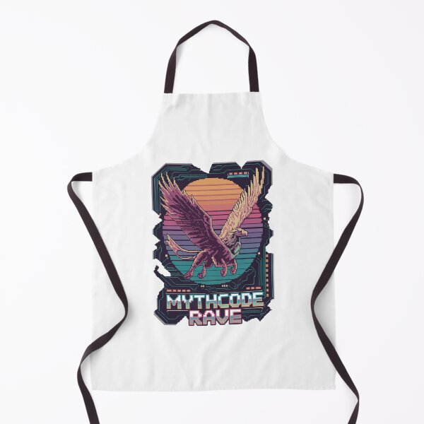 Item preview, Mythcode Rave – Cyber Griffin Neon Fantasy designed and sold by NaturePixel.