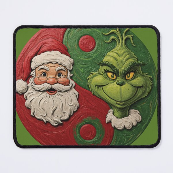Item preview, Christmas Balance: Santa & Grinch Yin Yang designed and sold by KiwiRider.