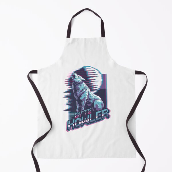 Item preview, Byte Howler Glitch Wolf Art designed and sold by NaturePixel.