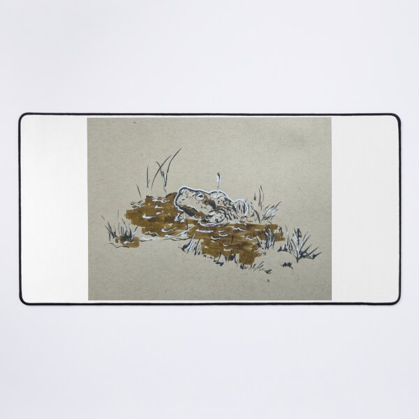 Item preview, Frog Sitting In a Puddle Fine Art designed and sold by Black-Spiral.