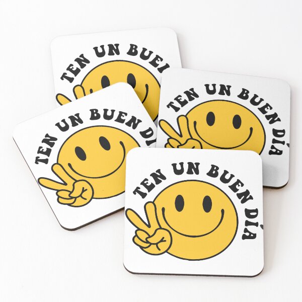 Item preview, Ten un buen día smile sticker designed and sold by DesignPMG.