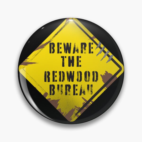 Item preview, Redwood bureau sign designed and sold by Crypt1dCr3ator.