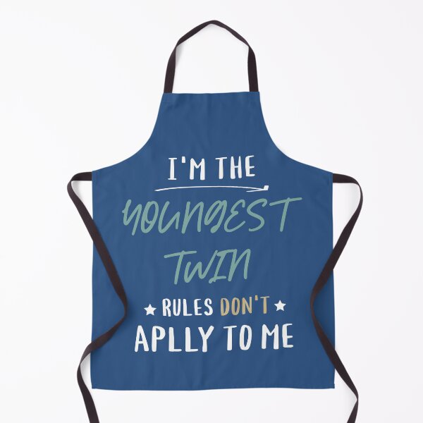 Item preview, Funny Twin I'm The Youngest Twin Rules Don't Apply To Me designed and sold by NosandEdgy.