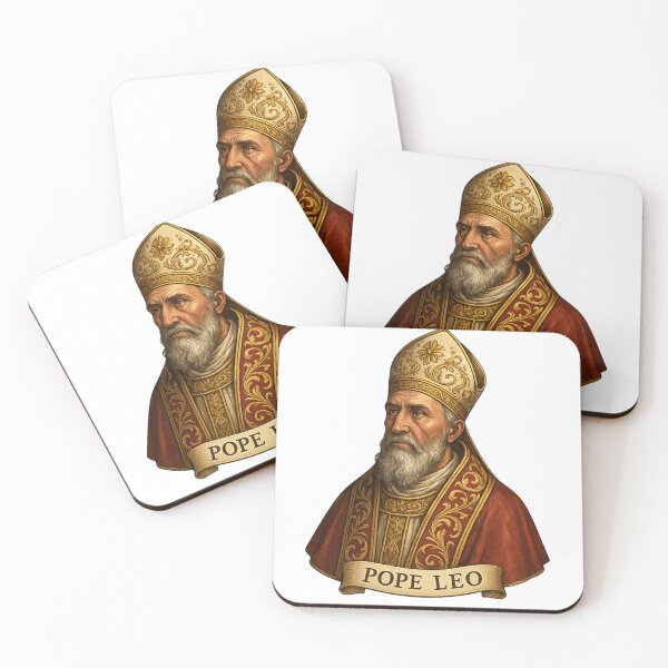 Item preview, Pope Leo Regal Religious Portrait in Classical Style designed and sold by LunaMarkos.