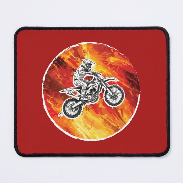Item preview, Fiery Motocross Rider - Action Graphic designed and sold by KiwiRider.
