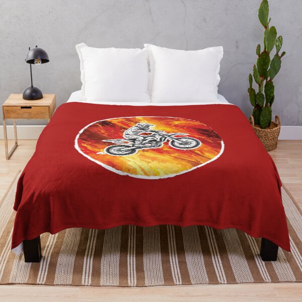 Item preview, Fiery Motocross Rider - Action Graphic designed and sold by KiwiRider.