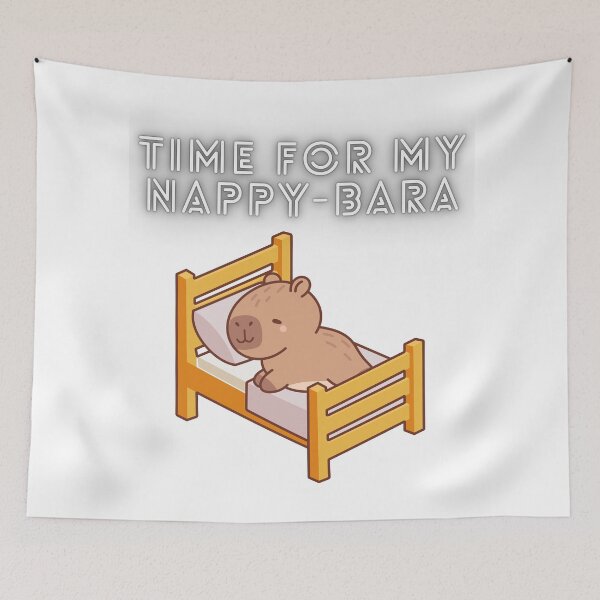 Item preview, Nap time capybara  designed and sold by AutisticShark.