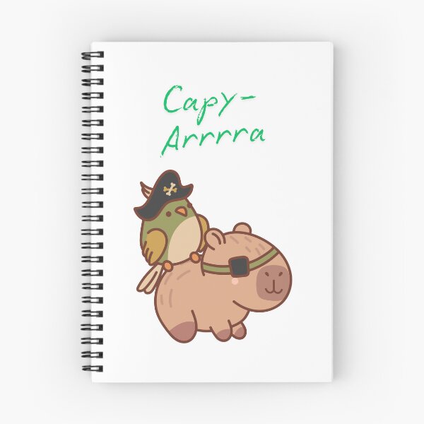 Item preview, Pirate capybara designed and sold by AutisticShark.