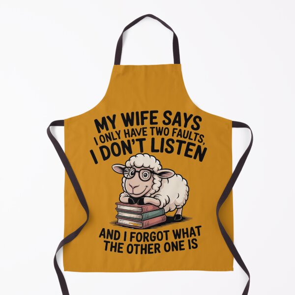 Item preview, My Wife Says I Only Have Two Faults designed and sold by artofProduct.