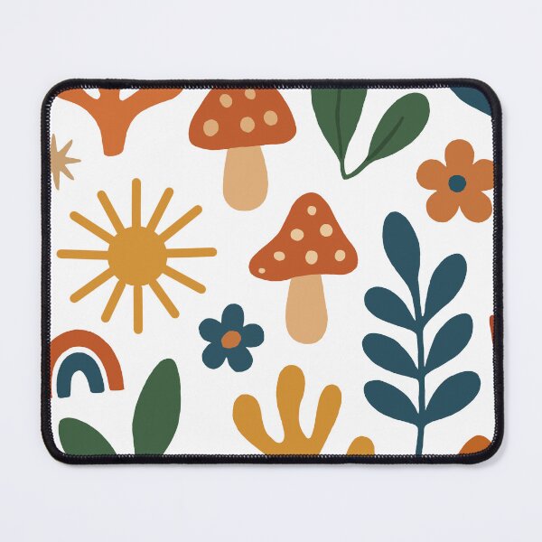 Item preview, Muted mushrooms designed and sold by elibeck.