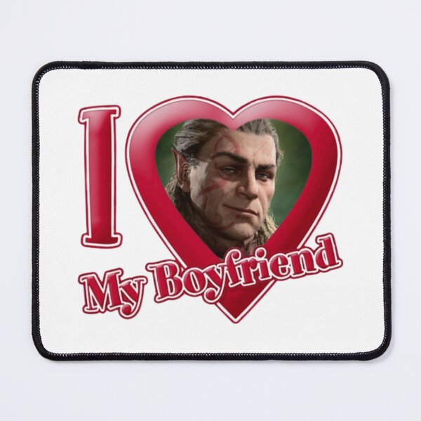 Item preview, I Love My Boyfriend Halsin - BG3 designed and sold by Jenna Cage.