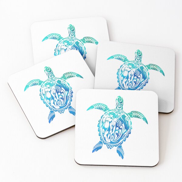 Item preview, Tribal Honu (Hawaiian Ocean Color) designed and sold by TurkeysDesign.