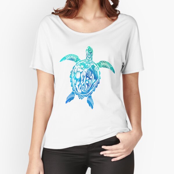 Item preview, Tribal Honu (Hawaiian Ocean Color) designed and sold by TurkeysDesign.