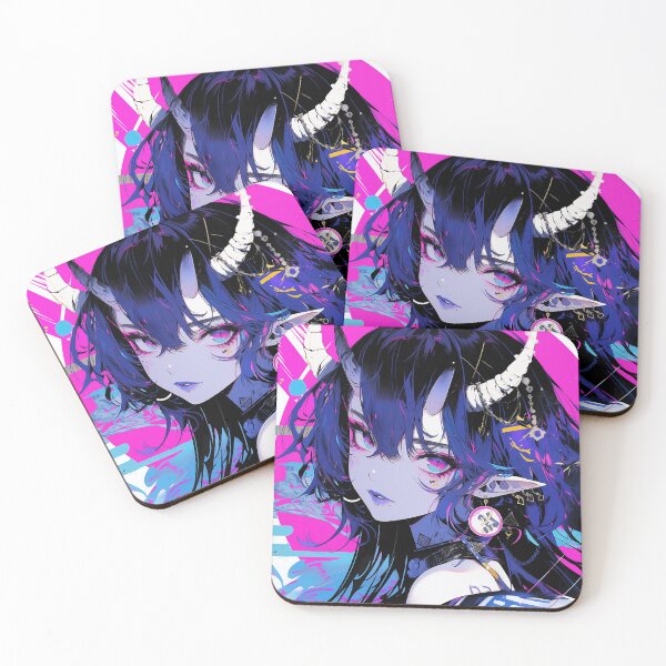 Item preview, Cute demon girl anime  designed and sold by iWallGlow.
