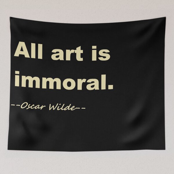 Item preview, All art is immoral. designed and sold by romeobravado.