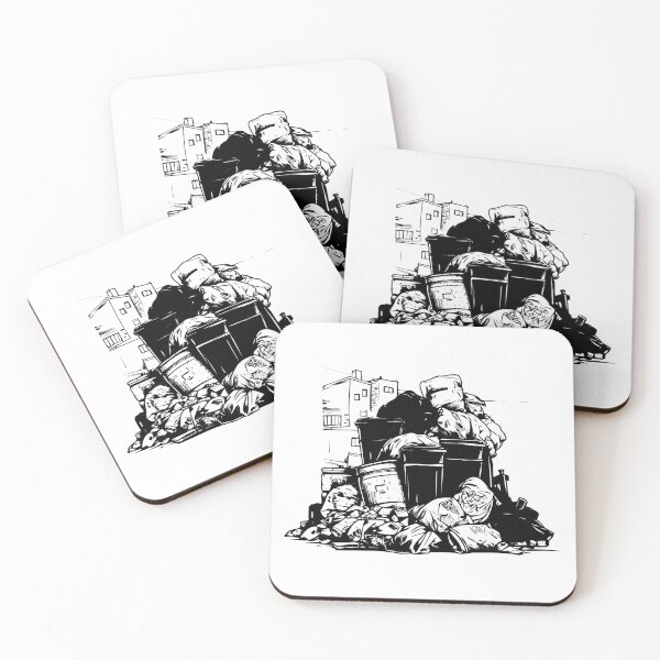 Item preview, Pile Rubbish Trash Heap Garbage Mound Junk Waste Scraps designed and sold by inkoutninja.