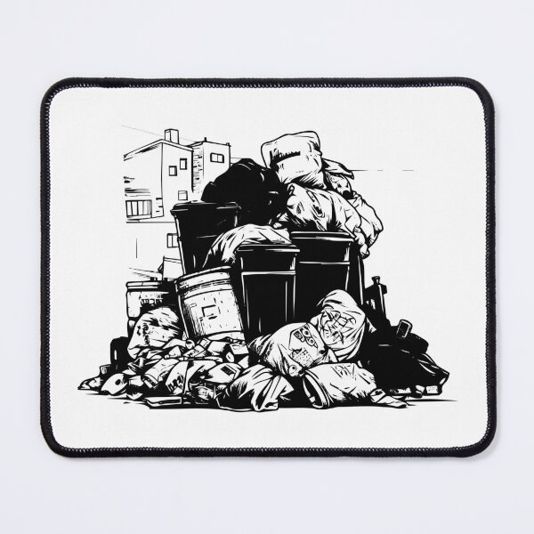 Item preview, Pile Rubbish Trash Heap Garbage Mound Junk Waste Scraps designed and sold by inkoutninja.