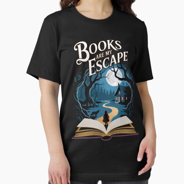 Item preview, Books Are My Escape Fairy Tale Dark designed and sold by LifeUnboxed.
