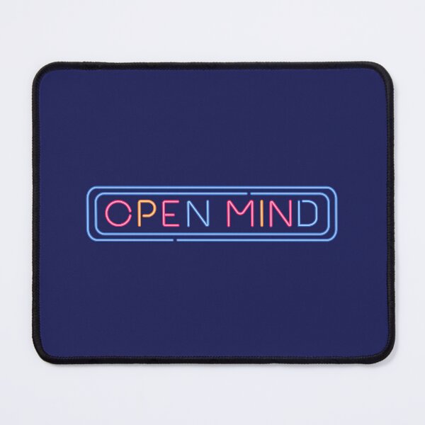 Item preview, Open Mind - Colorful Neon Sign Quote designed and sold by KiwiRider.