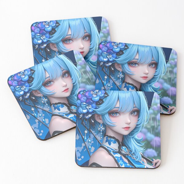 Item preview, Eula Ocean Warrior Calm Genshin Impact Game Girl designed and sold by mildaclairmo.