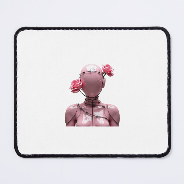 Item preview, Glossy Pink Armor with Barbed Wire & Roses Sticker designed and sold by Gscode.