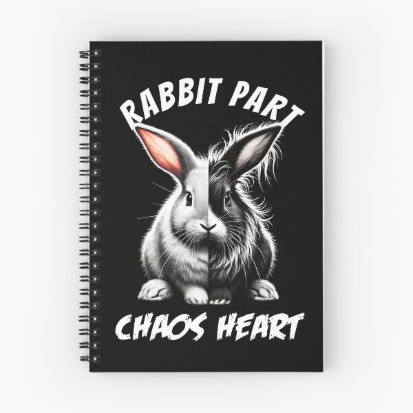 Item preview, Rabbit Part Chaos Heart Funny Meme for Rabbit Lovers designed and sold by Kimberley King Art  King Art.