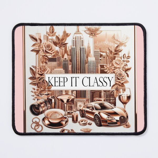 Item preview, Keep It Classy - Rose Gold - Cityscape - High Society designed and sold by AmberRoseWrites.