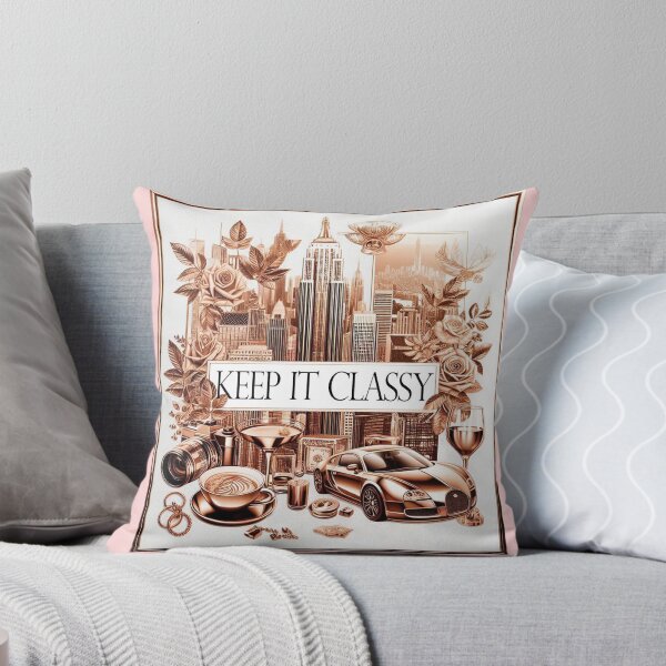 Item preview, Keep It Classy - Rose Gold - Cityscape - High Society designed and sold by AmberRoseWrites.