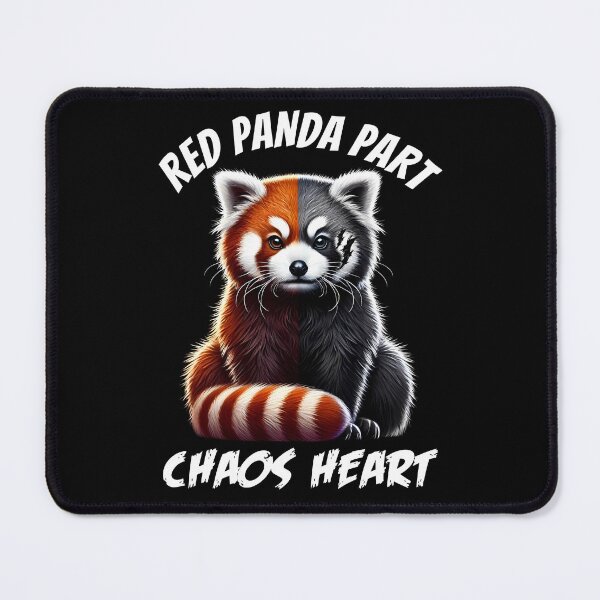 Item preview, Rat Red Panda Chaos Heart Funny Meme for Red Panda Lovers designed and sold by Kimberley King Art  King Art.