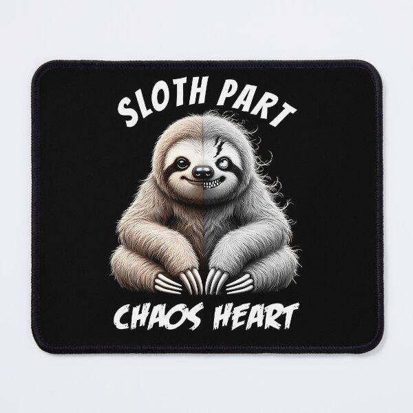 Item preview, Sloth Part Chaos Heart Funny Meme for Sloth Lovers designed and sold by Kimberley King Art  King Art.