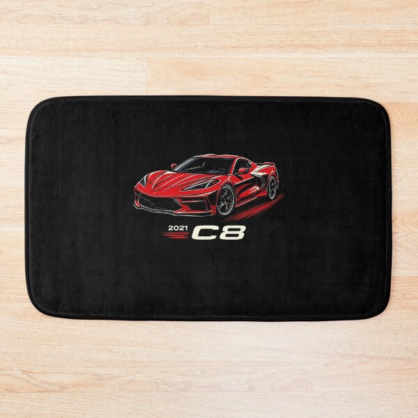 Item preview, 2021 Corvette C8 Stingray in Red with Bold Street Racer Vibes designed and sold by TheArtOfCar.