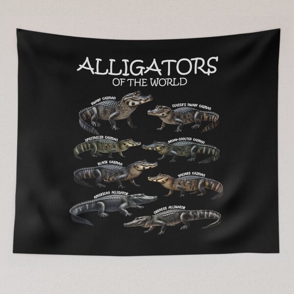 Item preview, Alligators of the World Animal Lover designed and sold by Kimberley King Art  King Art.