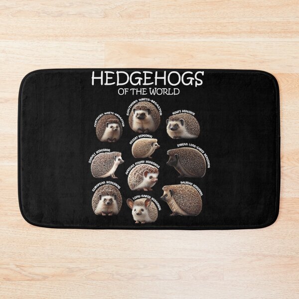 Item preview, Hedgehogs of the World Animal Lover designed and sold by Kimberley King Art  King Art.