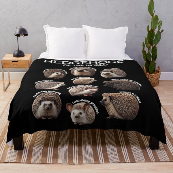 Item preview, Hedgehogs of the World Animal Lover designed and sold by Kimberley King Art  King Art.