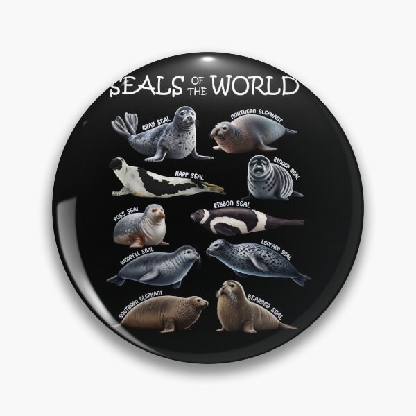 Item preview, Seals of the World Animal Lover designed and sold by Kimberley King Art  King Art.