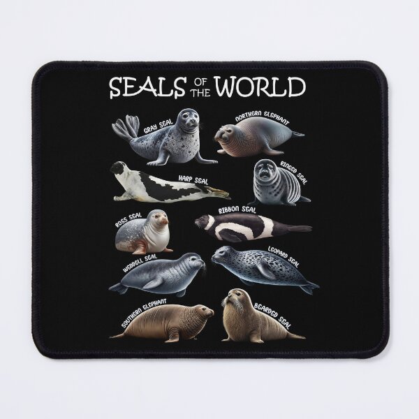 Item preview, Seals of the World Animal Lover designed and sold by Kimberley King Art  King Art.