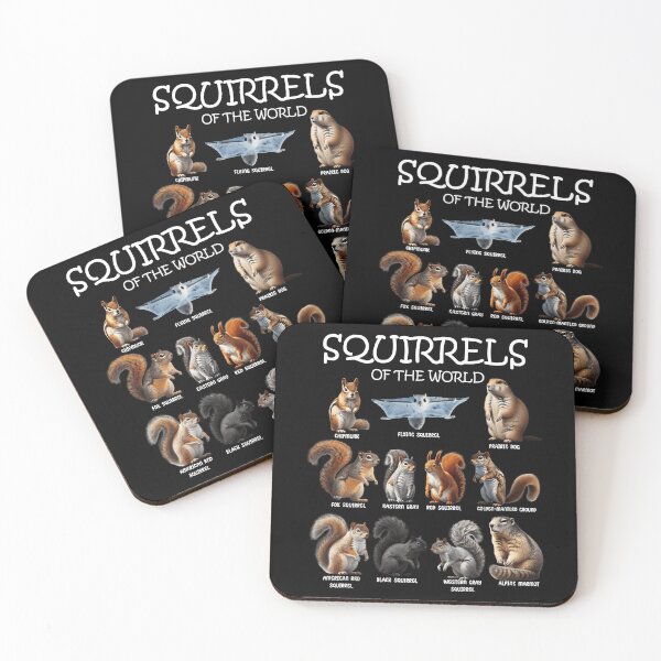 Item preview, Squirrels of the World Animal Lover designed and sold by Kimberley King Art  King Art.
