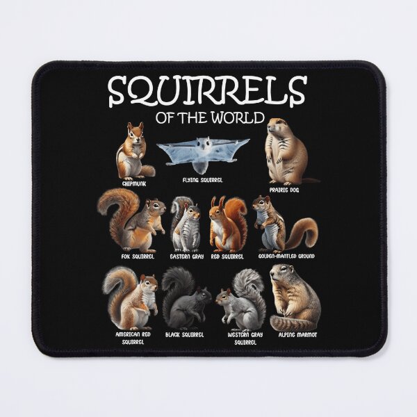 Item preview, Squirrels of the World Animal Lover designed and sold by Kimberley King Art  King Art.
