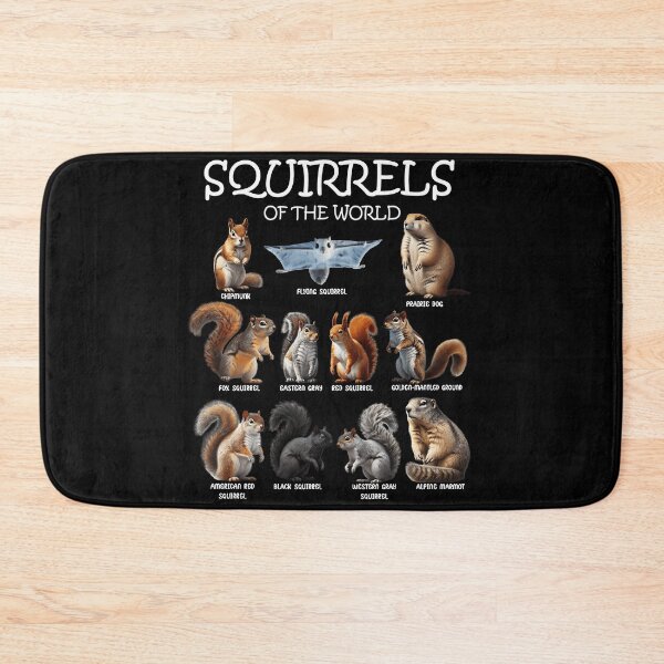 Item preview, Squirrels of the World Animal Lover designed and sold by Kimberley King Art  King Art.