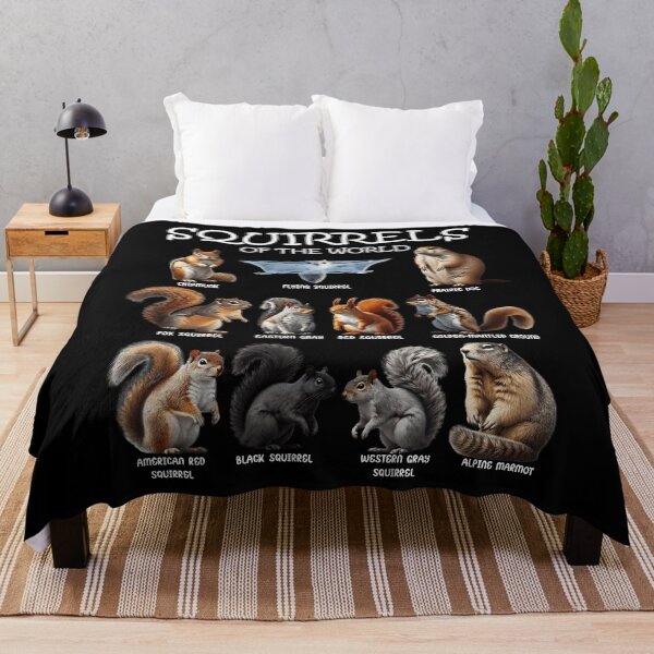 Item preview, Squirrels of the World Animal Lover designed and sold by Kimberley King Art  King Art.