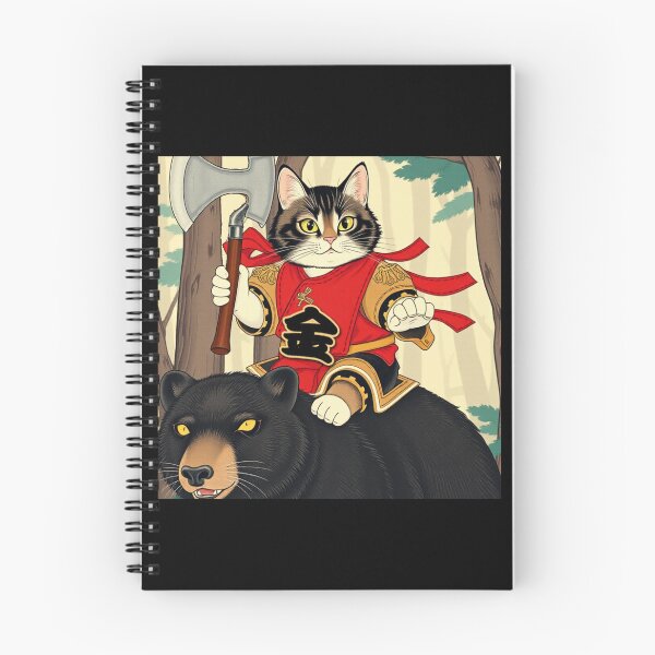 Item preview, Kintaro Cat: The Bear-Riding Hero designed and sold by Shivanyan.