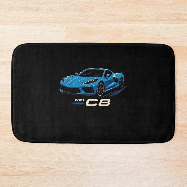 Item preview, 2021 Rapid Blue Corvette C8 Stingray with Sleek Aerodynamic Profile designed and sold by TheArtOfCar.