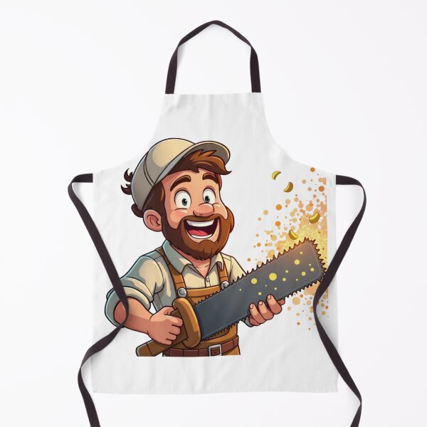 Item preview, Proud Cartoon Dad with Saw – Sawdust is My Glitter designed and sold by ebocraft.
