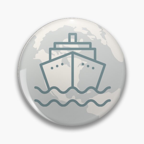 Item preview, Semester at Sea (SAS) Sticker - The World Is Your Campus designed and sold by PPaisleyPrints.