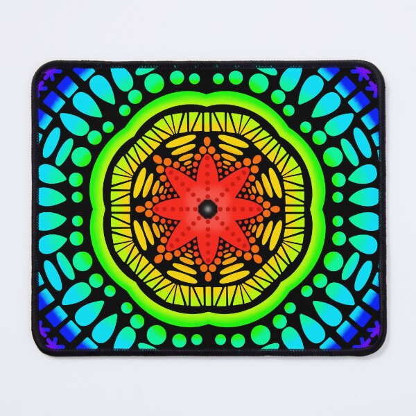 Item preview, Rainbow Mandala Pattern designed and sold by Alexis Designs.
