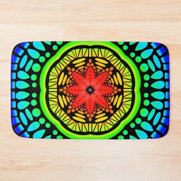 Item preview, Rainbow Mandala Pattern designed and sold by Alexis Designs.