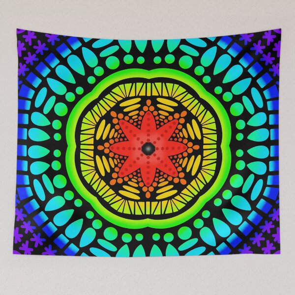 Item preview, Rainbow Mandala Pattern designed and sold by Alexis Designs.